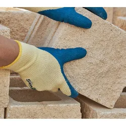 Compra GUANTE POLIESTER / ALGODON RECUBIERTO LATEX RUGOSO TALLA 9 JUBA H5300/9 al mejor precio