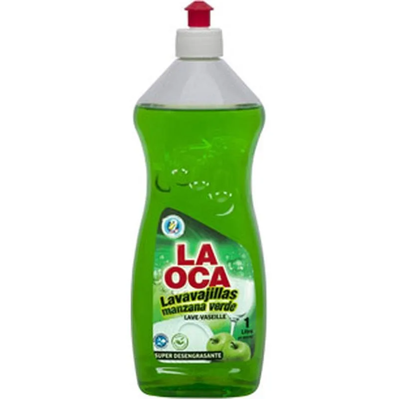 Compra LAVAVAJILLAS MANUAL MANZANA VERDE 1 L LA OCA 1304 al mejor precio