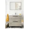 Compra MUEBLE BAÑO 80 CM + ESPEJO ATHENA ROBLE ALASKA 80 X 80 X 45 CM ARKITMOBEL 305422C al mejor precio