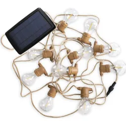 Compra GUIRNALDA LED SOLAR 10 BOMBILLAS ALLEGRA JUTE NEWGARDEN LUMGASXXSLNW al mejor precio