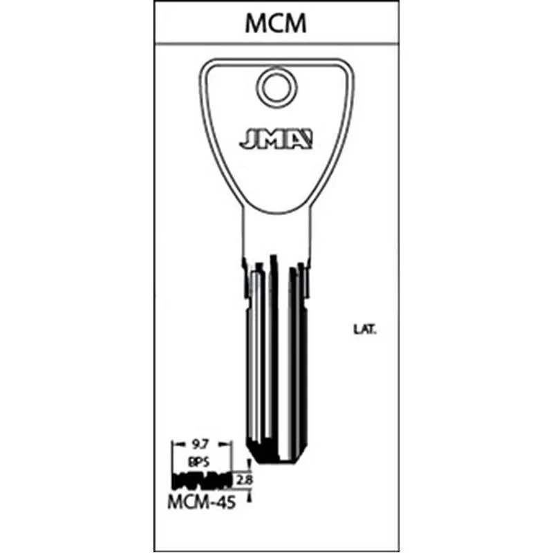 Compra LLAVE SEGURIDAD LATON MCM-45 JMA MCM-45 al mejor precio