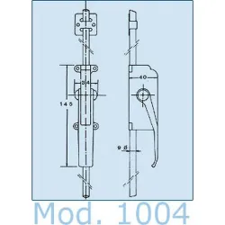 Compra CREMONA ZAMAK MOD. 1004 CROMADO MATE CREMALON 00004 al mejor precio