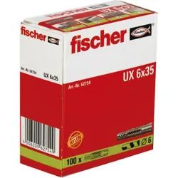 Compra TACO NILON 100 UDS UX-8 X 50 FISCHER 77869 al mejor precio
