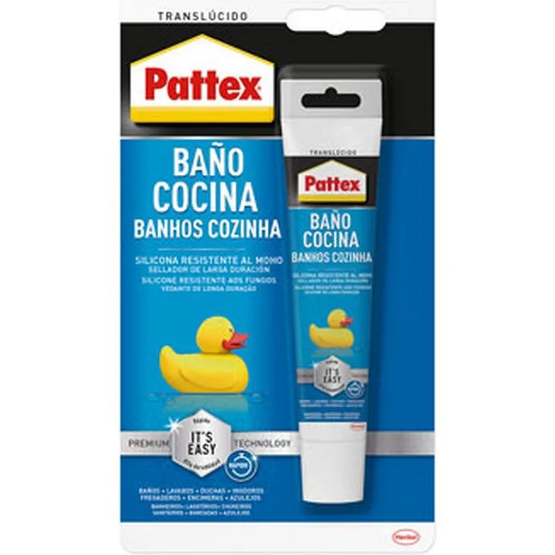 Compra SILICONA BAÑO Y COCINA ES FACIL 50 ML TRANSPARENTE PATTEX 2946808 al mejor precio