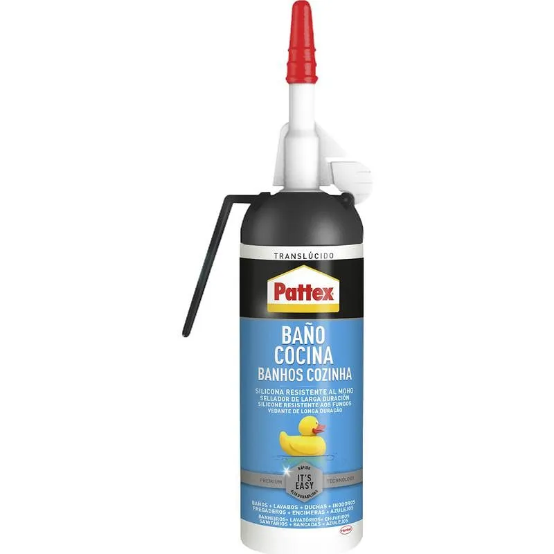 Compra SILICONA BAÑO Y COCINA ES FACIL 100 ML TRANSPARENTE PATTEX 2646331 al mejor precio