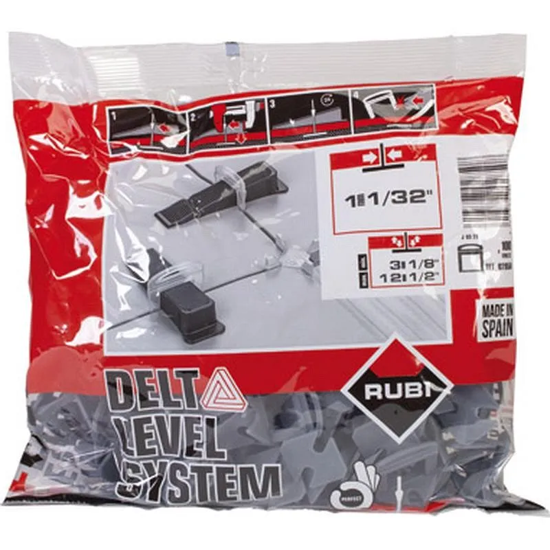 Compra BRIDA 3-12 MM 1,5 MM 200 UDS DELTA LEVEL SYSTEM RUBI 2841 al mejor precio