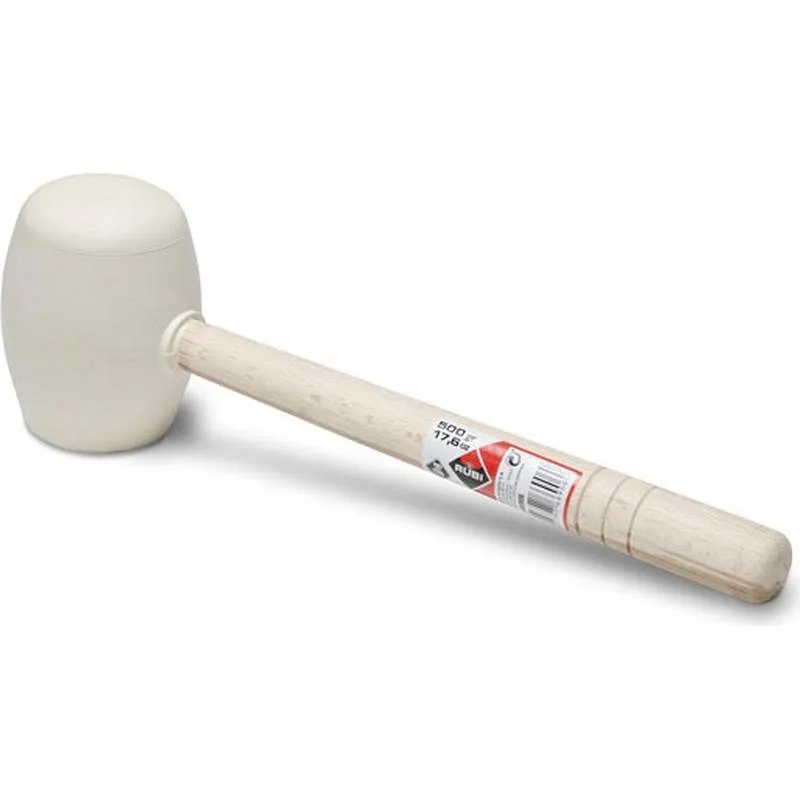 Compra MAZA GOMA BLANCA CARAS PLANA Y ESFERICA 250 GR RUBI 66905 al mejor precio