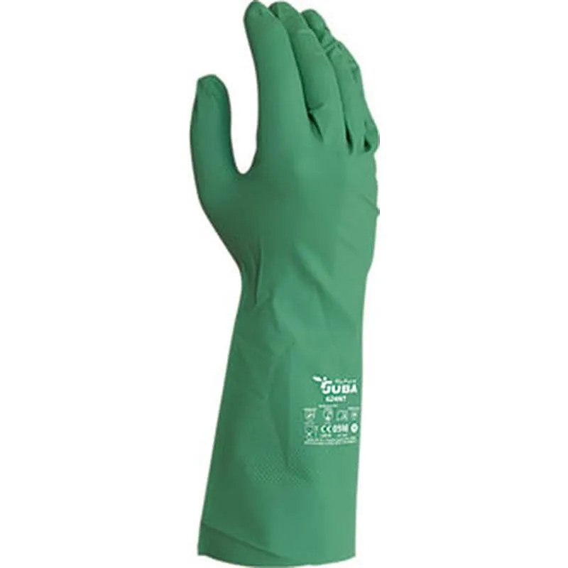 Compra GUANTE DESECHABLE NITRILO VERDE BIODEGRADABLE TALLA 7 JUBA H624NT/7 al mejor precio