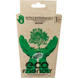 Compra GUANTE DESECHABLE NITRILO VERDE BIODEGRADABLE TALLA 7 JUBA H624NT/7 al mejor precio