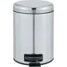 Compra CUBO BAÑO CON PEDAL INOX BRILLANTE 5 L WENKO 24680100 al mejor precio