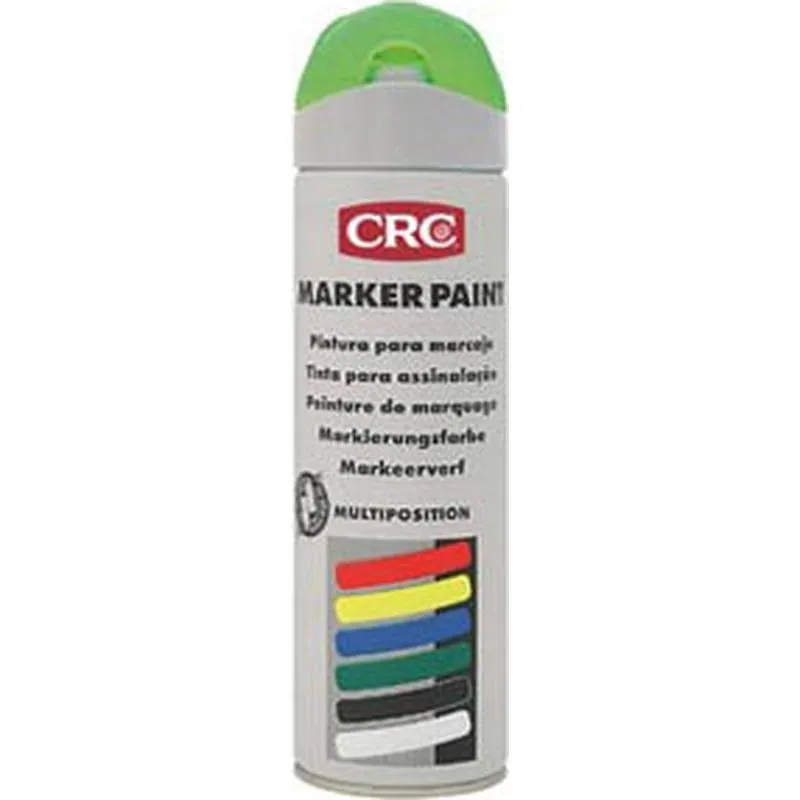 Compra MARCADOR DE PINTURA PARA OBRAS MARKERPAINT 500 ML VERDE CRC 10157-AA al mejor precio