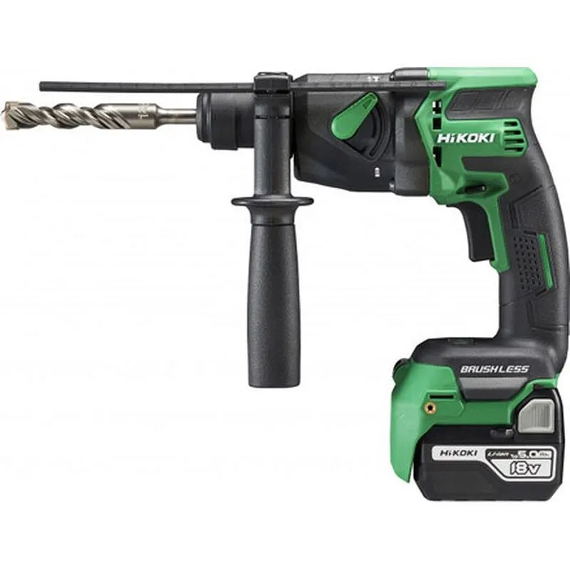 Compra MARTILLO PERFORADOR 18 V 1,3 J SDS PLUS CON MALETA DE TRANSPORTE HIKOKI DH18DPB al mejor precio