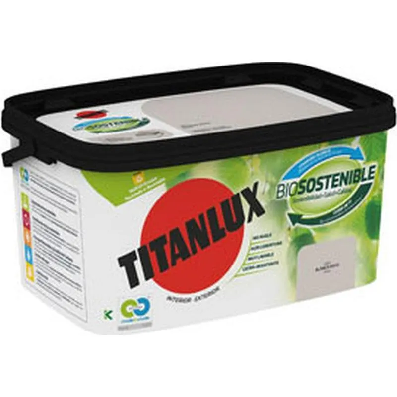 Compra PINTURA PLASTICA INT-EXT. BIOSOSTENIBLE MATE 4 L BLANCO ROTO TITAN 06N100104/5699353 al mejor precio