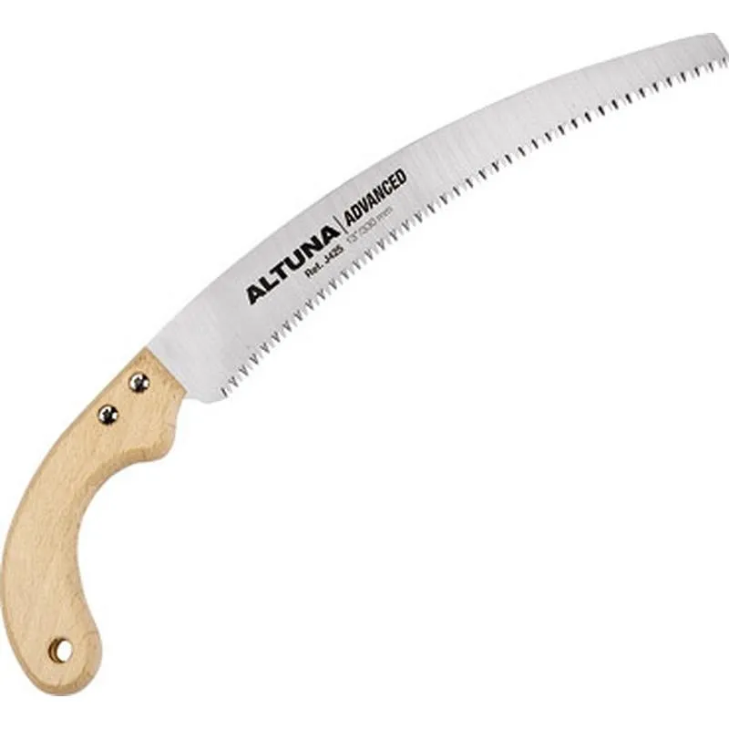 Compra SERRUCHO DE PODA CURVO DENTADO JAPONES MANGO MADERA 330 MM + FUNDA ALTUNA J425 al mejor precio