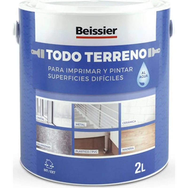 Compra IMPRIMACION AL AGUA MULTIUSOS TODO TERRENO 2 L NEGRO BEISSIER 70396-004 al mejor precio
