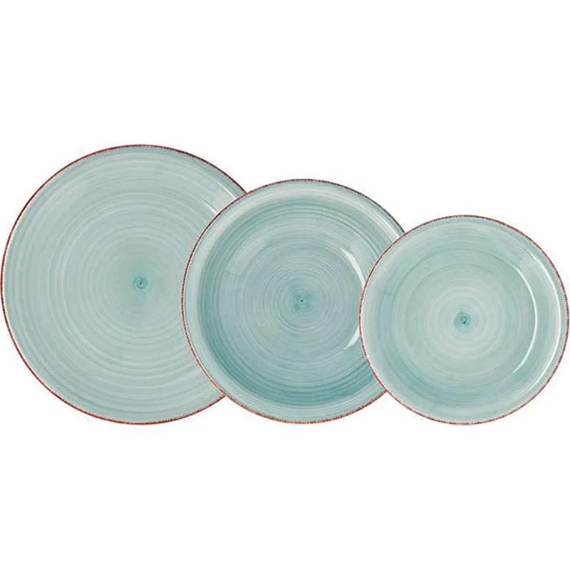 Compra VAJILLA 18 PZAS GRES NATURA TURQUESA NON 7407087 al mejor precio