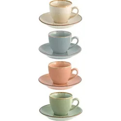 Compra TAZA PORCELANA PEARL CON PLATO SURTIDO CAFE NON 9000559 al mejor precio