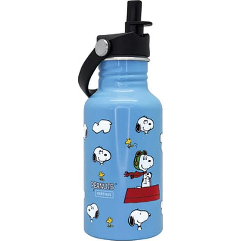 Compra BOTELLA ALUMINIO CON PAJITA NIÑOS 500 ML - SNOOPY NON FIH 812 al mejor precio