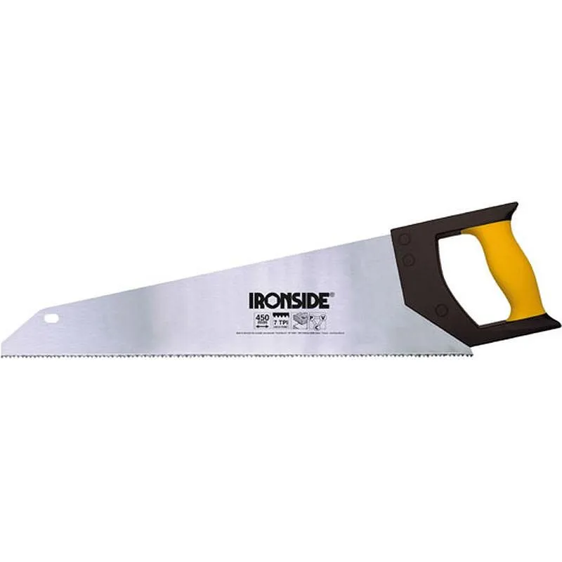 Compra SERRUCHO DE MANO MANGO BICOMPONENTE 450 MM, 7 TPI IRONSIDE 130153 al mejor precio