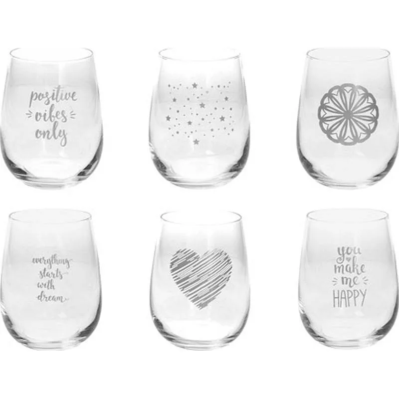 Compra VASOS SURTIDOS SET 6 UDS PLATA NON TOG122 al mejor precio