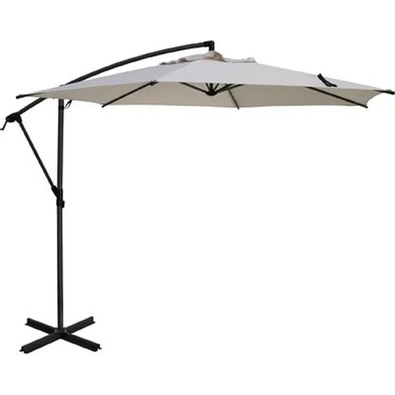 Compra PARASOL ACERO EXCENTRICO ARENA MALTA 3 M IMPORT MA-300 al mejor precio
