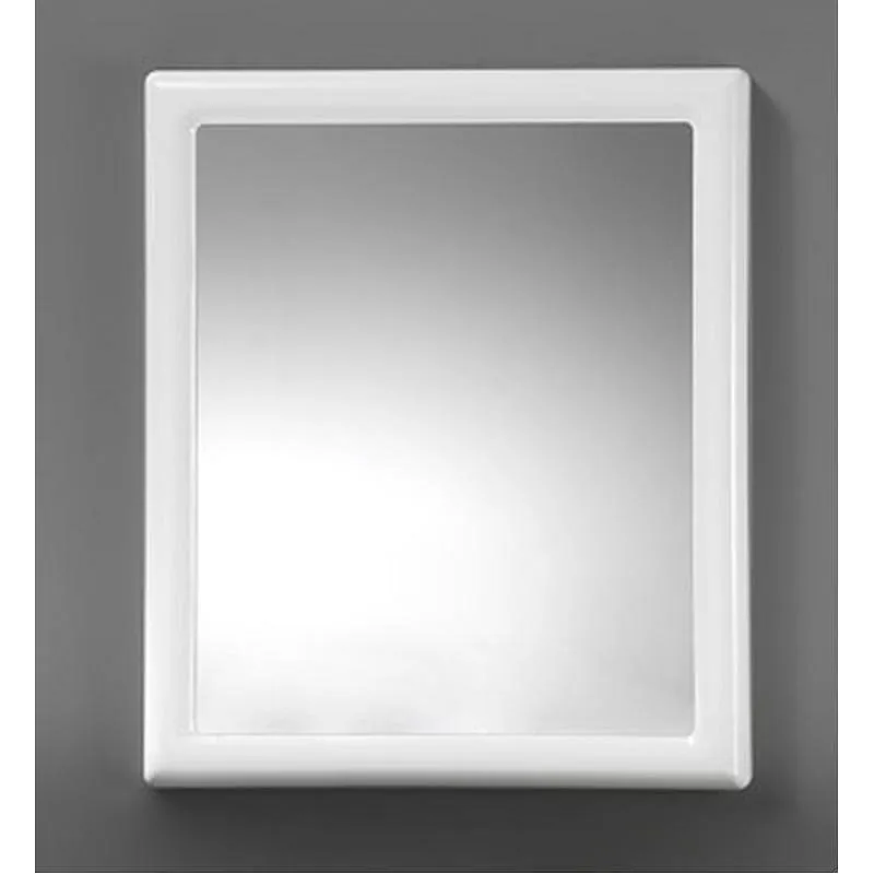 Compra ESPEJO BAÑO CON MARCO BLANCO 65 X 55 CM NON 00168 al mejor precio