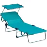 Compra CAMA PLAYA MULTIPOSICION, CON ASA, POSICIONES ESCALERILLA Y PARASOL ALUMINIO FIBRELINE AZUL ALCO 1010ALFP-0030 al mejor precio