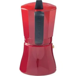 Compra CAFETERA ALUMINIO INDUCCION PETRA ROJA 6 TAZAS OROLEY 215090311 al mejor precio