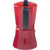 Compra CAFETERA ALUMINIO INDUCCION PETRA ROJA 6 TAZAS OROLEY 215090311 al mejor precio
