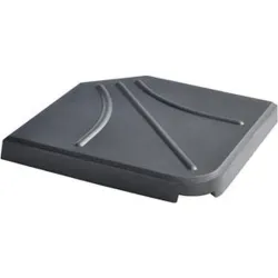 Compra PIE PARASOL EXCENTRICO 1/4 25 KG GOMO 25 BLACK IMPORT GOMO 25 BLACK al mejor precio