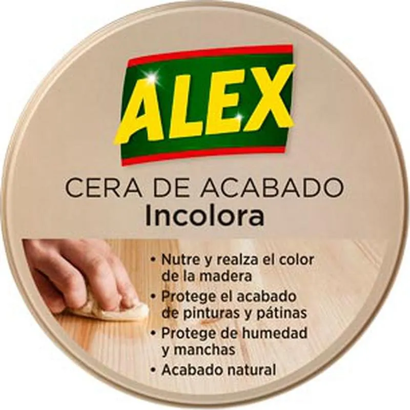 Compra CERA SOLIDA INCOLORA LATA 250 ML ALEX 181161 al mejor precio