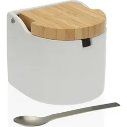 Compra AZUCARERO TAPA BAMBU BLANCO 18551859 al mejor precio