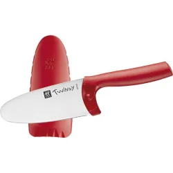 Compra CUCHILLO INFANTIL SET CON PROTECTOR ROJO TWINNY KIDS ZWILLING 36550-101 al mejor precio