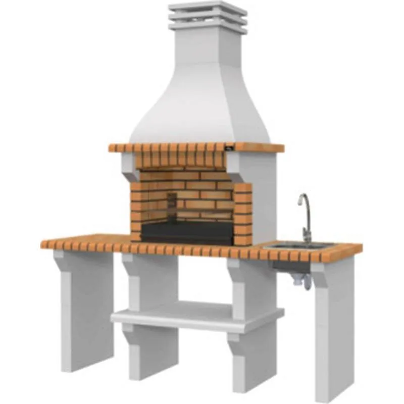 Compra BARBACOA LADRILLO SAGRA 237 X 197 X 58 CM COLLIPPO SEIA 011/4SECCLL2.M. al mejor precio