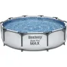Compra PISCINA REDONDA DESMONTABLE STEEL PRO MAX 4.678 L DEPURADORA CARTUCHO TIPO I diametro305X76CM BESTWAY 56408 al mejor precio