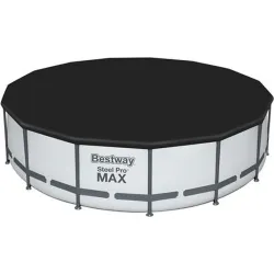 Compra PISCINA REDONDA DESMONTABLE STEEL PRO MAX 16.015 L DEPURADORA CARTUCHO TIPO II diametro457X122CM BESTWAY 56438 al mejor precio
