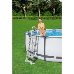 Compra PISCINA REDONDA DESMONTABLE STEEL PRO MAX 16.015 L DEPURADORA CARTUCHO TIPO II diametro457X122CM BESTWAY 56438 al mejor precio