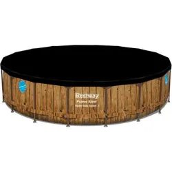 Compra PISCINA REDONDA DESMONTABLE POWER STEEL SWIM 23.062 L DEPURADORA DE CARTUCHO TIPO III diametro549X122CM BESTWAY 56977 al mejor precio