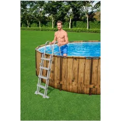 Compra PISCINA REDONDA DESMONTABLE POWER STEEL SWIM 23.062 L DEPURADORA DE CARTUCHO TIPO III diametro549X122CM BESTWAY 56977 al mejor precio