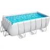 Compra PISCINA RECTANGULAR DESMONTABLE POWER STEEL 8.124 L DEPURADORA ARENA 3.028 L/H 412X201X122CM BESTWAY 56457 al mejor precio