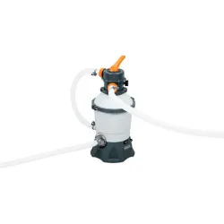 Compra PISCINA RECTANGULAR DESMONTABLE POWER STEEL 8.124 L DEPURADORA ARENA 3.028 L/H 412X201X122CM BESTWAY 56457 al mejor precio