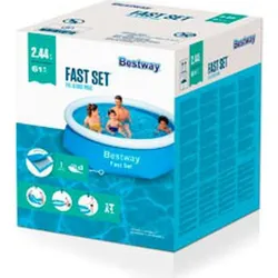 Compra PISCINA REDONDA AUTOPORTANTE 1.880 L SIN DEPURADORA diametro244X61CM BESTWAY 57448 al mejor precio