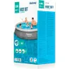 Compra PISCINA REDONDA AUTOPORTANTE 7.340 L CON DEPURADORA TIPO II diametro396X84CM IMITACION RATAN BESTWAY 57376 al mejor precio