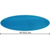 Compra COBERTOR SOLAR PARA PISCINA REDONDA diametro 244 CM BESTWAY 58060 al mejor precio