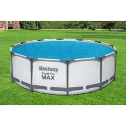 Compra COBERTOR SOLAR PARA PISCINA REDONDA diametro 366 CM BESTWAY 58242 al mejor precio