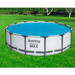 Compra COBERTOR SOLAR PARA PISCINA REDONDA diametro 457/diametro427/ diametro 396 CM BESTWAY 58252 al mejor precio