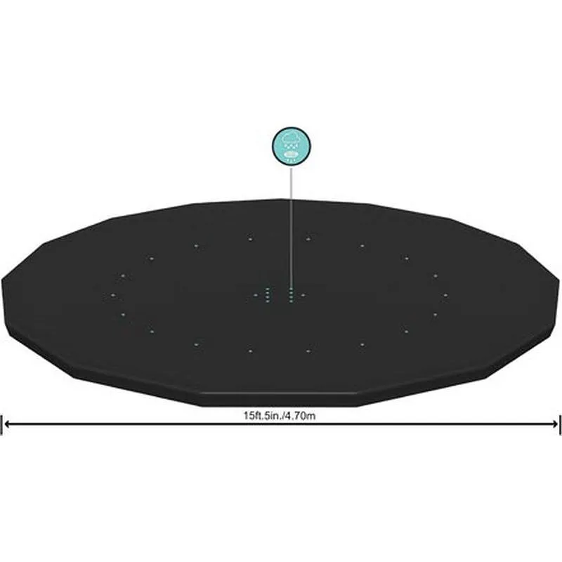 Compra COBERTOR DE PVC PARA PISCINA REDONDA diametro 457 CM BESTWAY 58038 al mejor precio