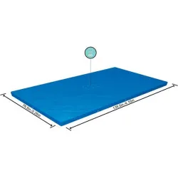 Compra COBERTOR DE INVIERNO PARA PISCINA RECTANGULAR 400X211 CM BESTWAY 58107 al mejor precio