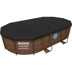Compra COBERTOR DE PVC PARA PISCINA OVALADA 427X250X100 CM BESTWAY 58425 al mejor precio