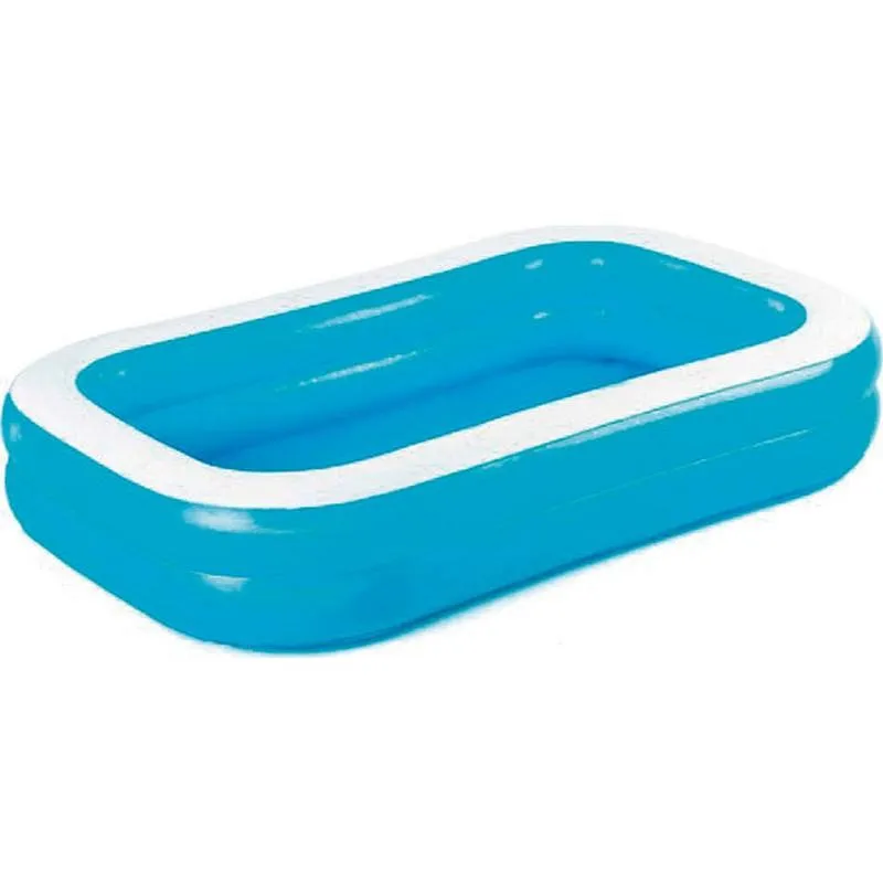 Compra PISCINA INFANTIL HINCHABLE RECTANGULAR AZUL 267X175X51 CM BESTWAY 54006 al mejor precio